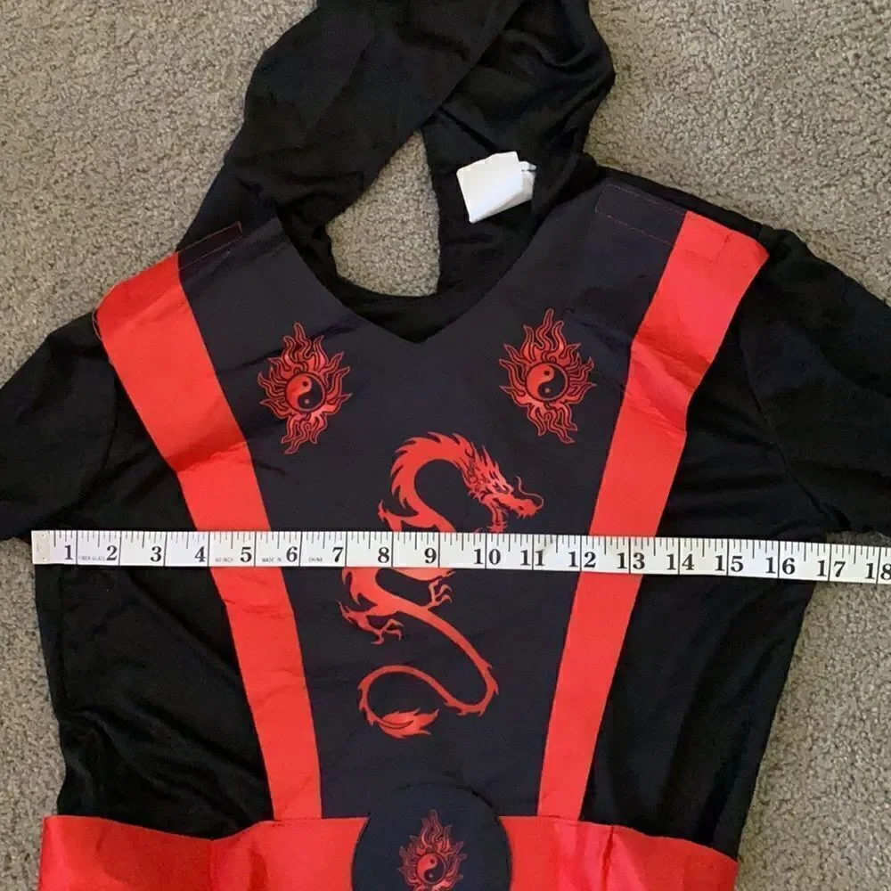 Kids Ninja Halloween Costume Size Large NWOT